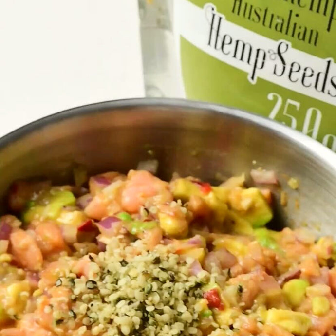 Hemp Ceviche: the perfect snack for entertaining